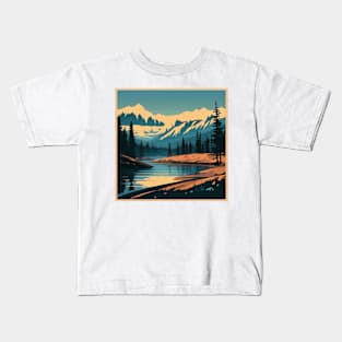 Mountain Landscape Kids T-Shirt